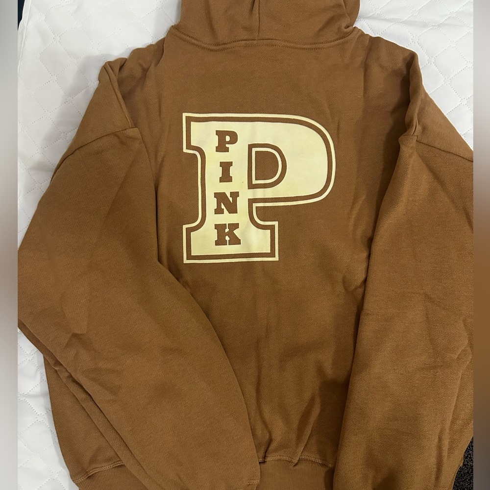 PINK Victoria’s Secret Everyday Fleece Zip-up Hoodie sweatshirt hooded sweater - Picture 6 of 6